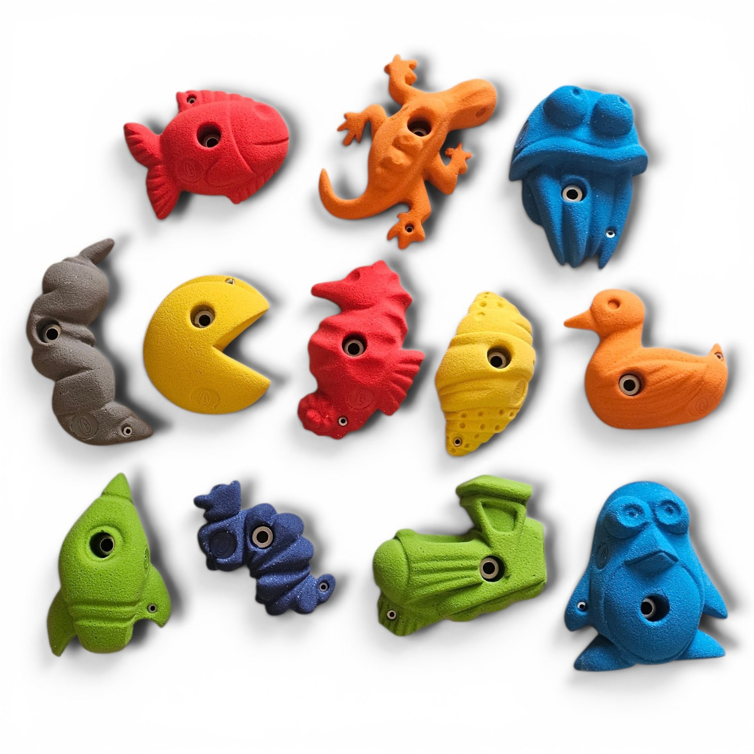presas de escalada animales