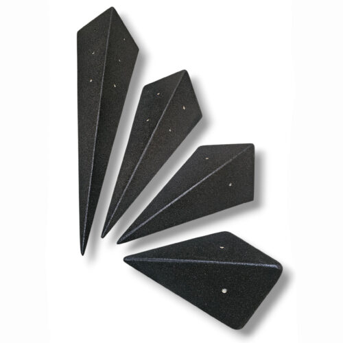 familia volúmenes madera escalada triangulares